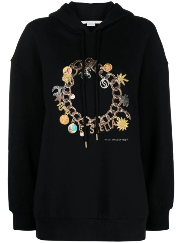 Stella McCartney  bracelet-print cotton hoodie