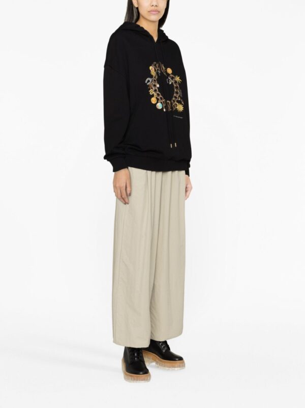 Stella McCartney  bracelet-print cotton hoodie - Image 3
