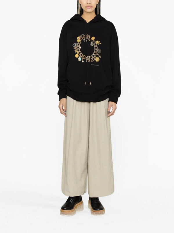 Stella McCartney  bracelet-print cotton hoodie - Image 2