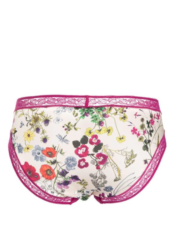ERES  Fougère floral-print silk briefs - Image 2