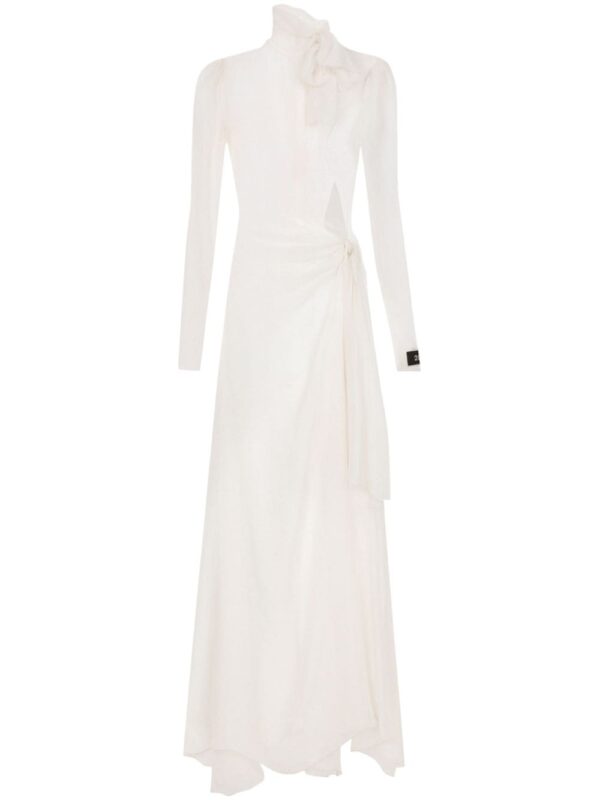 Dolce & Gabbana sheer silk maxi dress