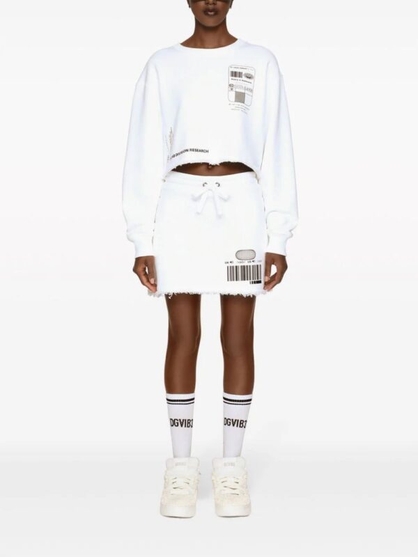 Dolce & Gabbana DGVIB3  graphic-print cotton skirt - Image 2