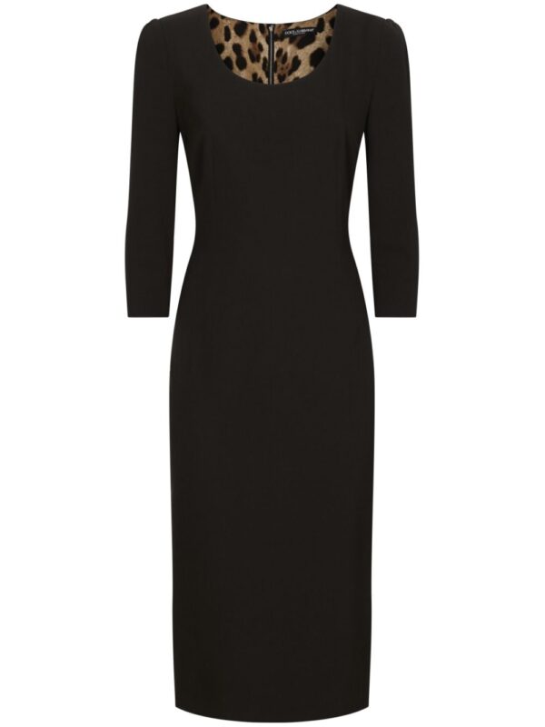 Dolce & Gabbana wool-blend midi dress