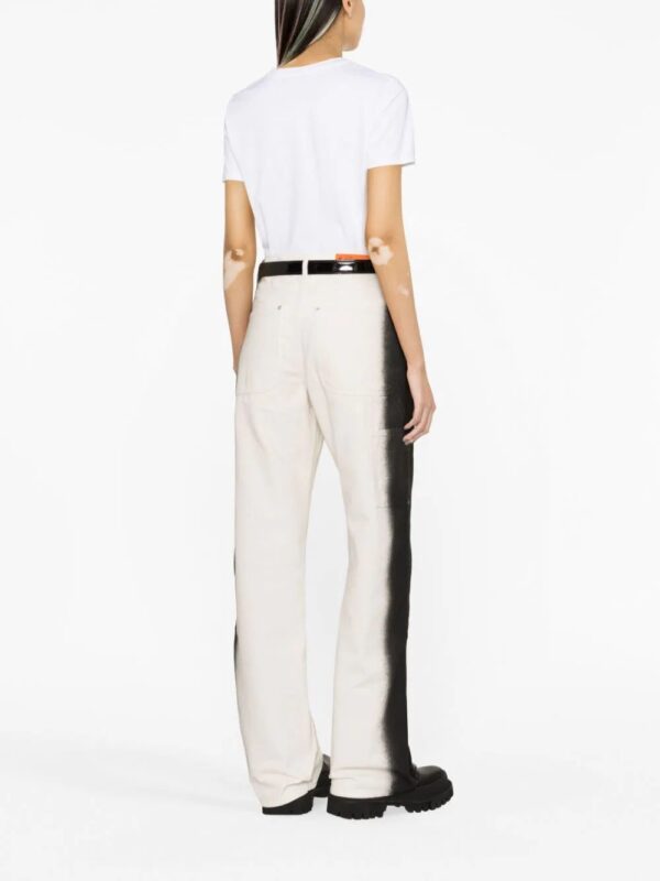 Balmain  button-embellished logo-print T-shirt - Image 4
