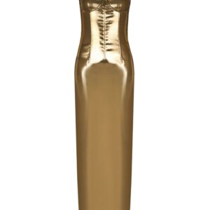 Dolce & Gabbana lace-overlay fitted sleeveless dress