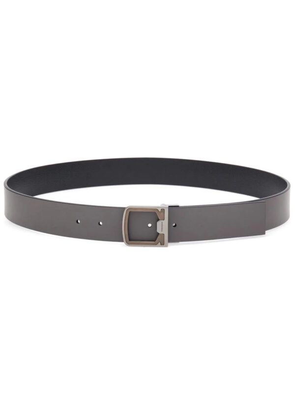 Ferragamo  logo-engraved reversible belt