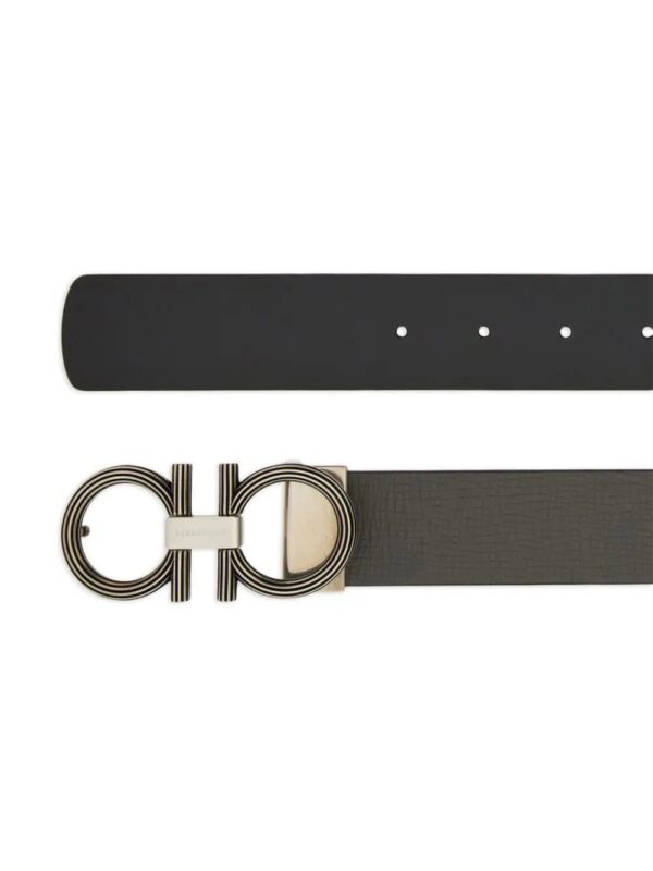 Ferragamo  Gancini-buckle leather belt - Image 2