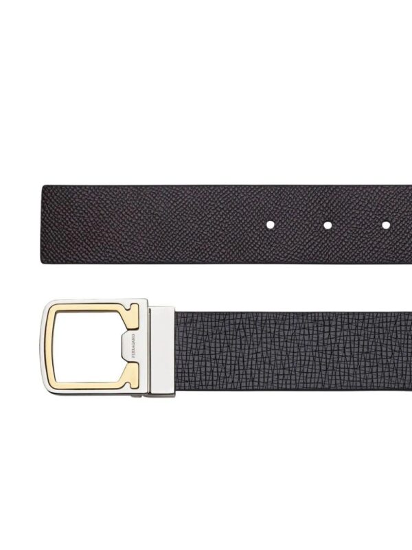Ferragamo  logo-engraved reversible belt - Image 2