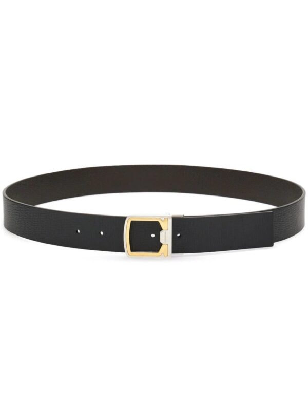 Ferragamo  logo-engraved reversible belt