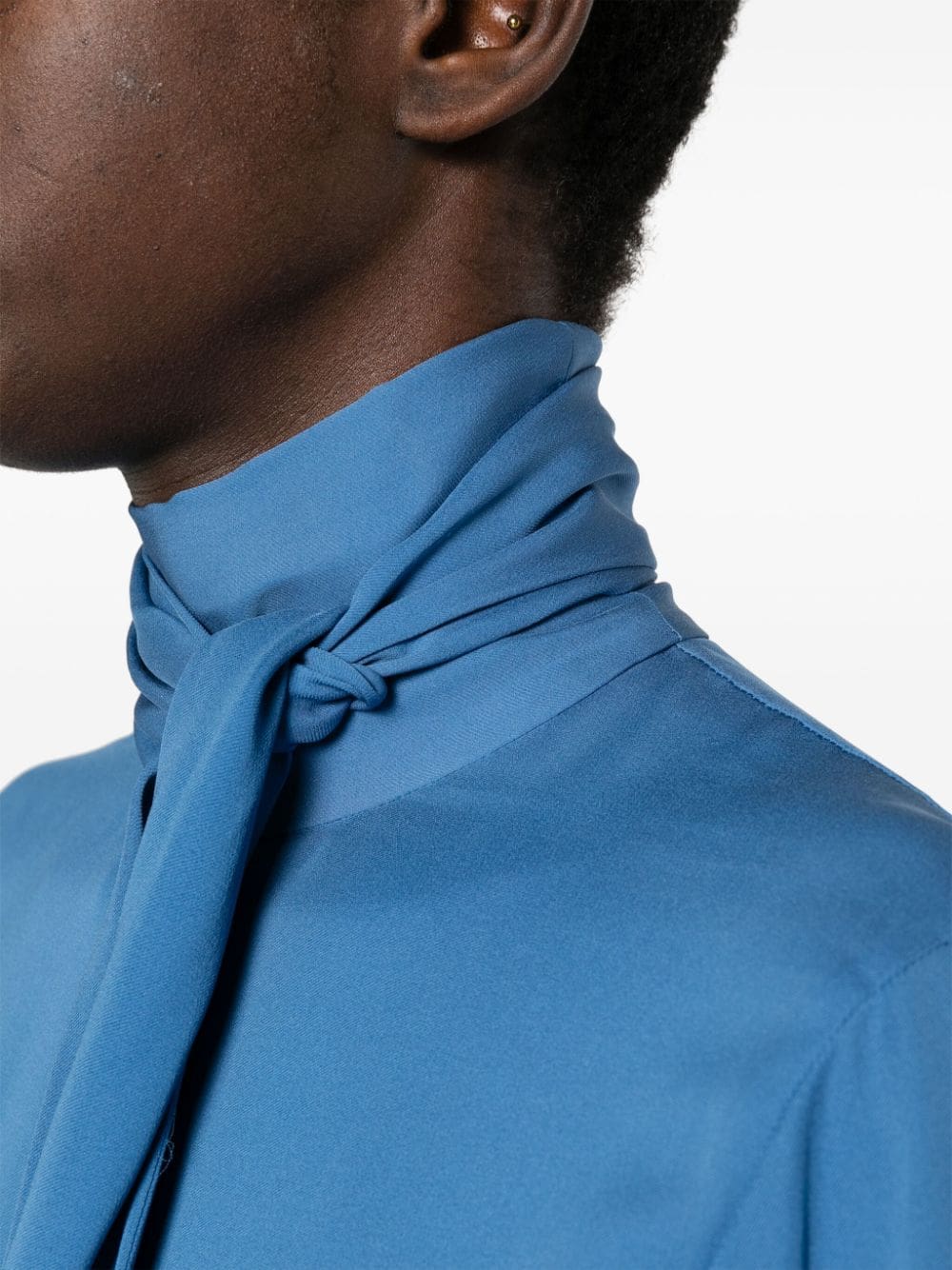 Gucci pussy-bow collar silk blouse - Image 5