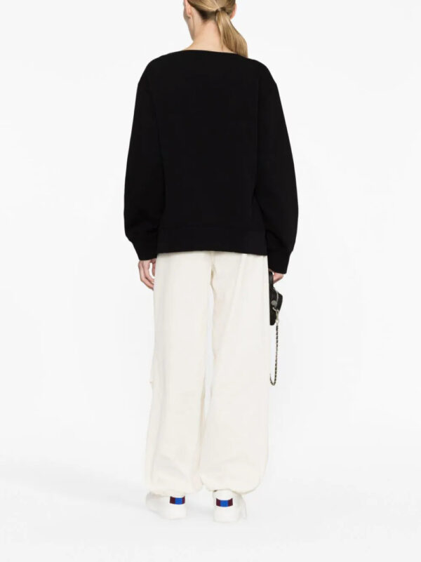 Stella McCartney  crystal-embellished cotton sweatshirt - Image 4