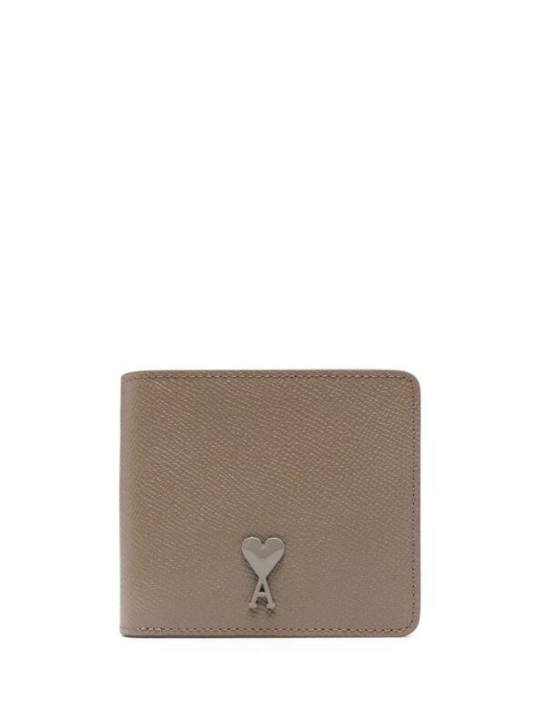 AMI Paris Ami De Coeur leather folded wallet