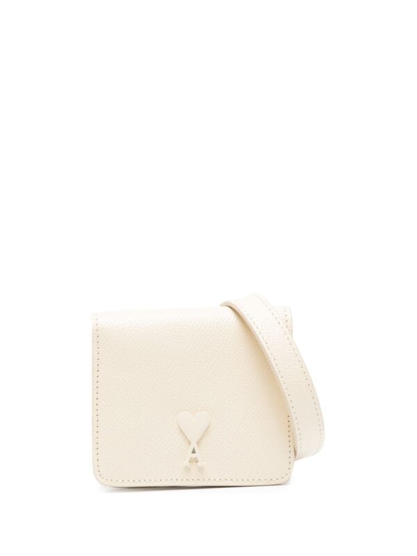 AMI Paris Ami de Coeur leather card holder