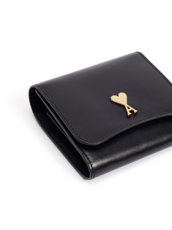 AMI Paris logo leather cardholder - Image 4