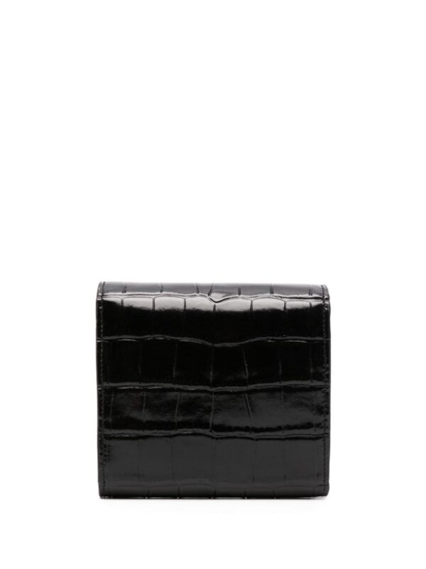 AMI Paris crocodile-embossed logo wallet - Image 2