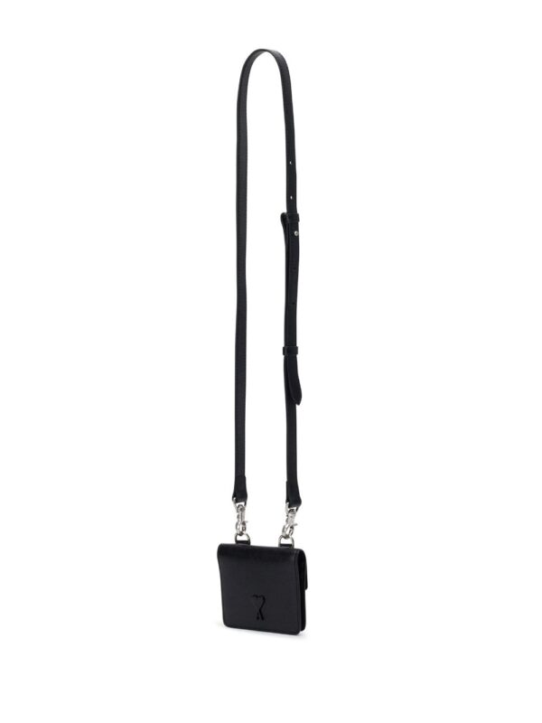 AMI Paris strap leather cardholder - Image 3