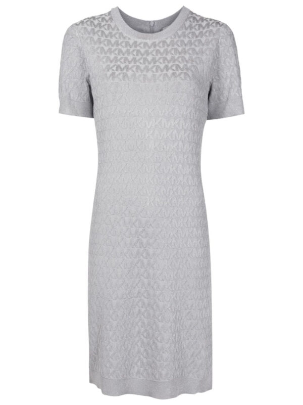 Michael Michael Kors monogram-jacquard T-shirt dress