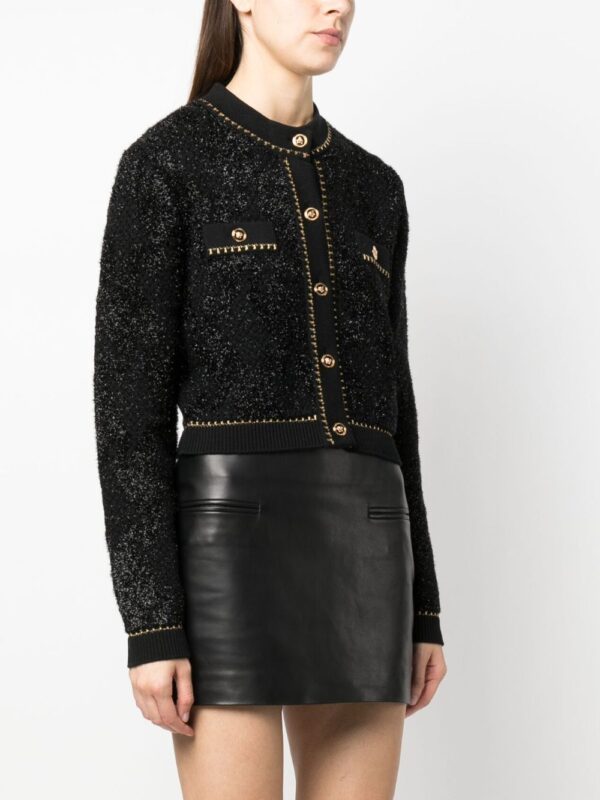 Versace  Medusa cropped tweed jacket - Image 3