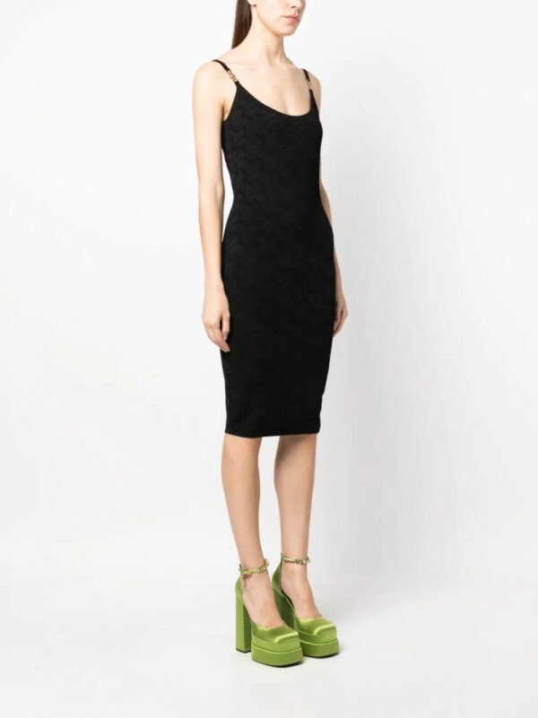 Versace  La Greca knitted midi dress - Image 3