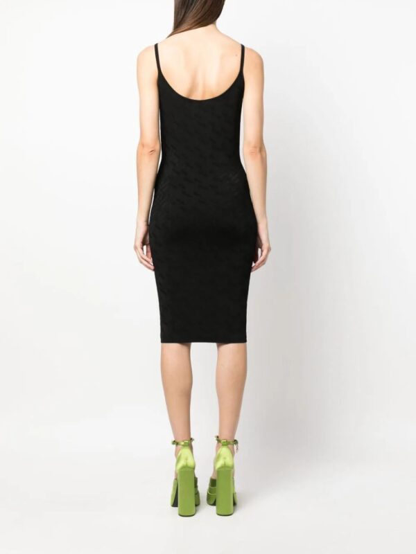 Versace  La Greca knitted midi dress - Image 4