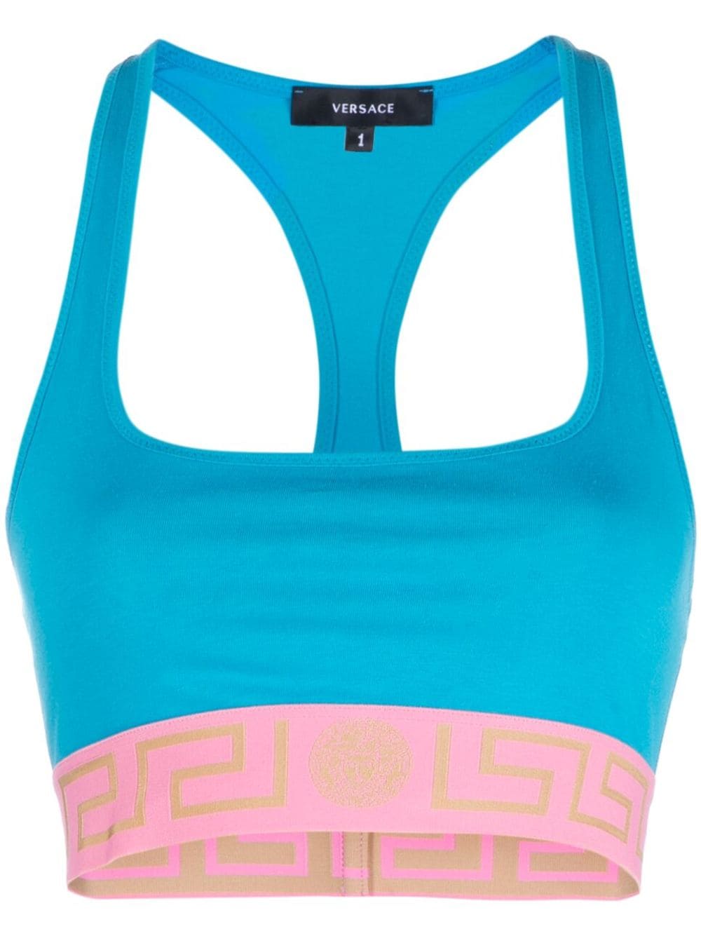 Versace Greca-motif sports bra