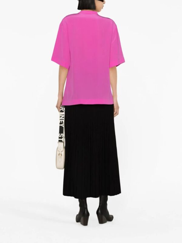 Stella McCartney  draped silk top - Image 4