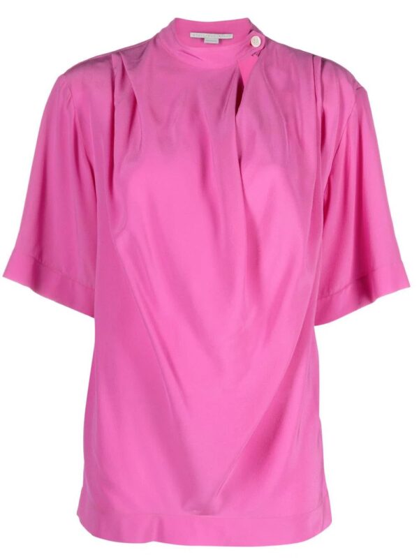 Stella McCartney  draped silk top