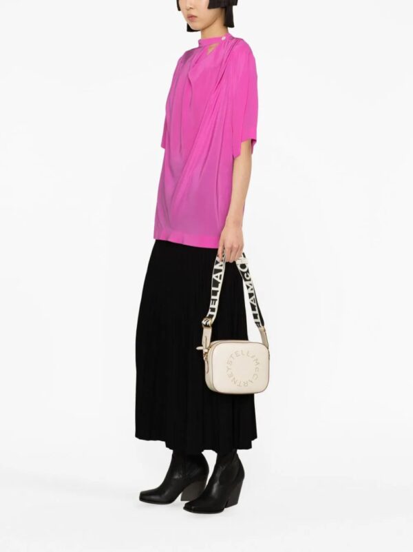 Stella McCartney  draped silk top - Image 3