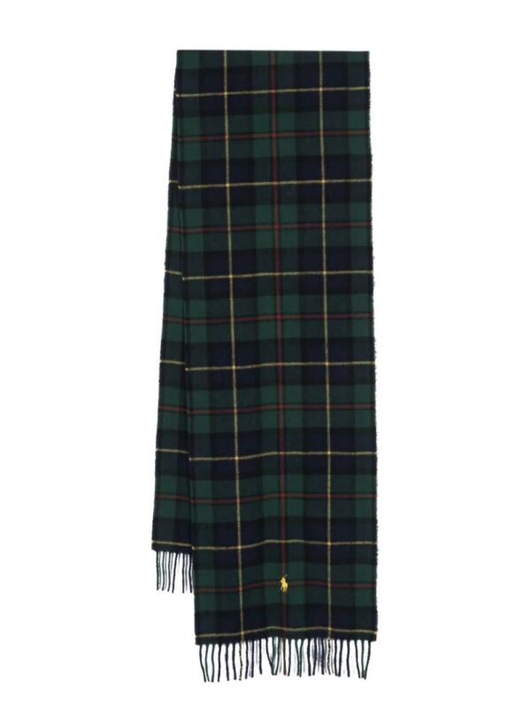 Polo Ralph Lauren  Polo Pony tartan check-pattern scarf