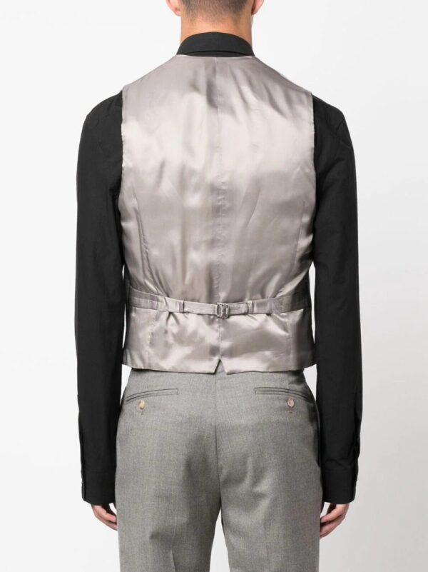 Polo Ralph Lauren  herringbone wool-blend waistcoat - Image 4