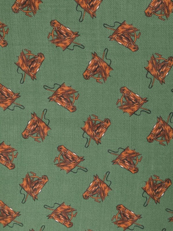Polo Ralph Lauren  graphic-print wool scarf - Image 2