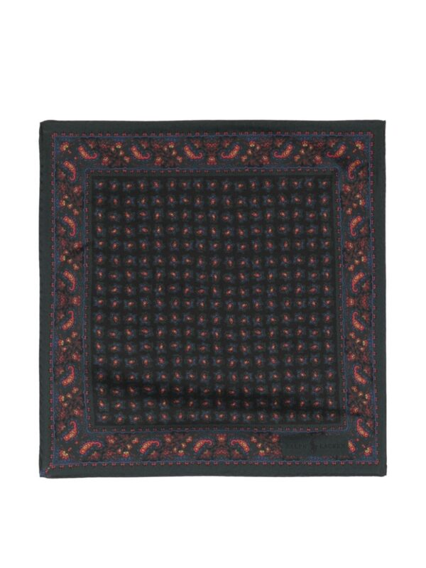 Polo Ralph Lauren  paisley-print silk pocket square