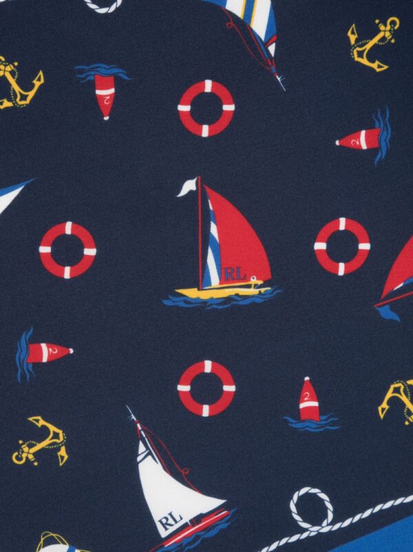 Polo Ralph Lauren  nautical-print square handkerchief - Image 2