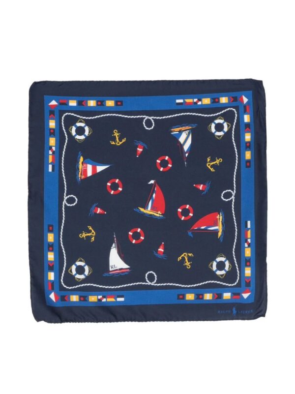 Polo Ralph Lauren  nautical-print square handkerchief
