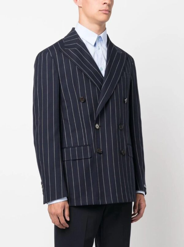 Polo Ralph Lauren  pinstriped double-breasted blazer - Image 3