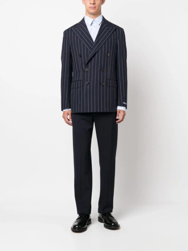 Polo Ralph Lauren  pinstriped double-breasted blazer - Image 2