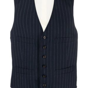 Polo Ralph Lauren  pinstriped cotton-silk waistcoat