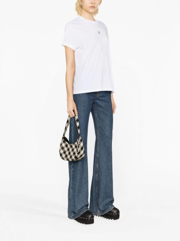 Stella McCartney  Mini Star-embroidery cotton T-shirt - Image 4