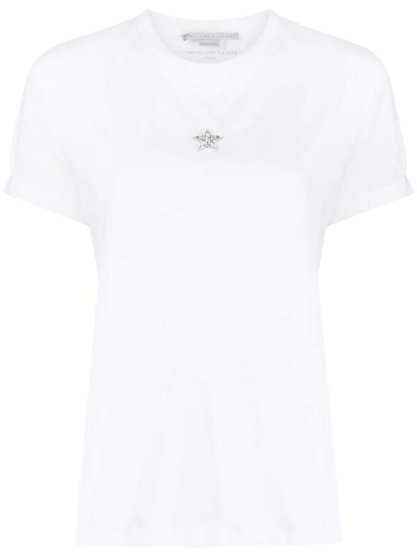 Stella McCartney  Mini Star-embroidery cotton T-shirt