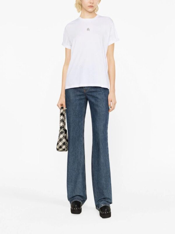 Stella McCartney  Mini Star-embroidery cotton T-shirt - Image 2