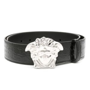Louis Vuitton Medusa Head leather belt