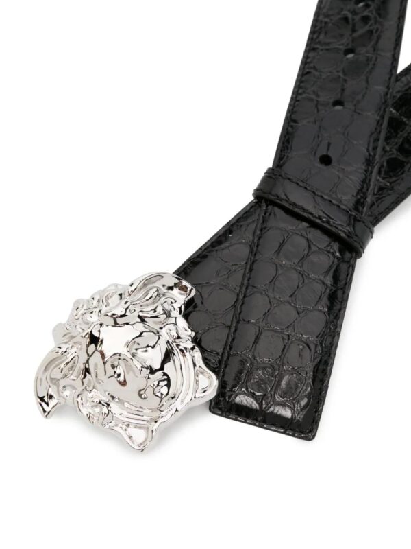 Versace  Medusa Head leather belt - Image 2