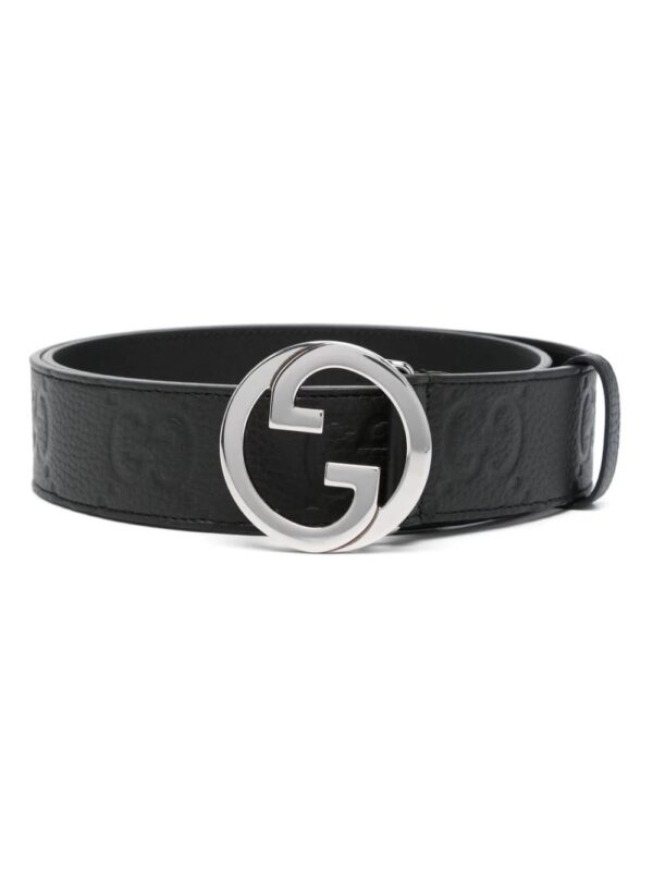 Gucci  Blonde wide leather belt