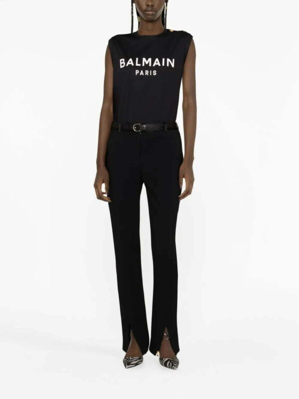 Balmain  logo-print tank top - Image 2