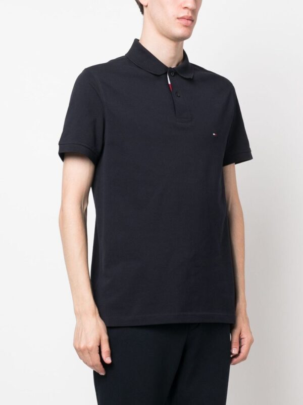 Tommy Hilfiger logo-embroidered cotton polo shirt - Image 3