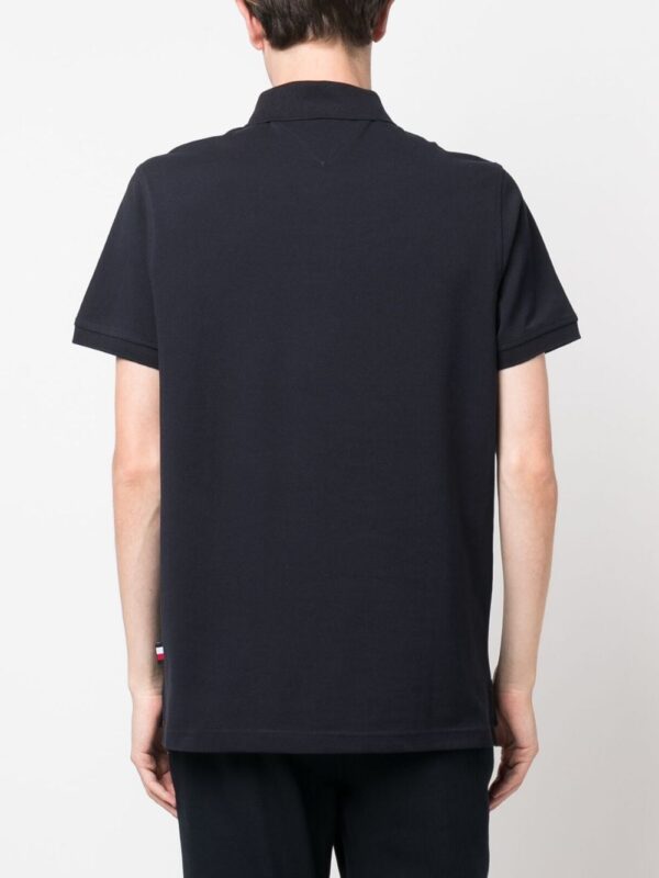 Tommy Hilfiger logo-embroidered cotton polo shirt - Image 4