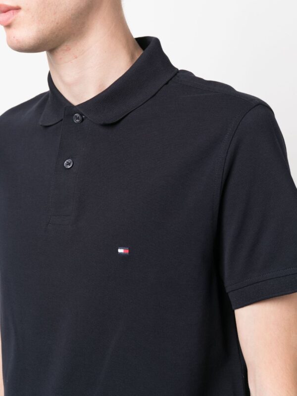 Tommy Hilfiger logo-embroidered cotton polo shirt - Image 5