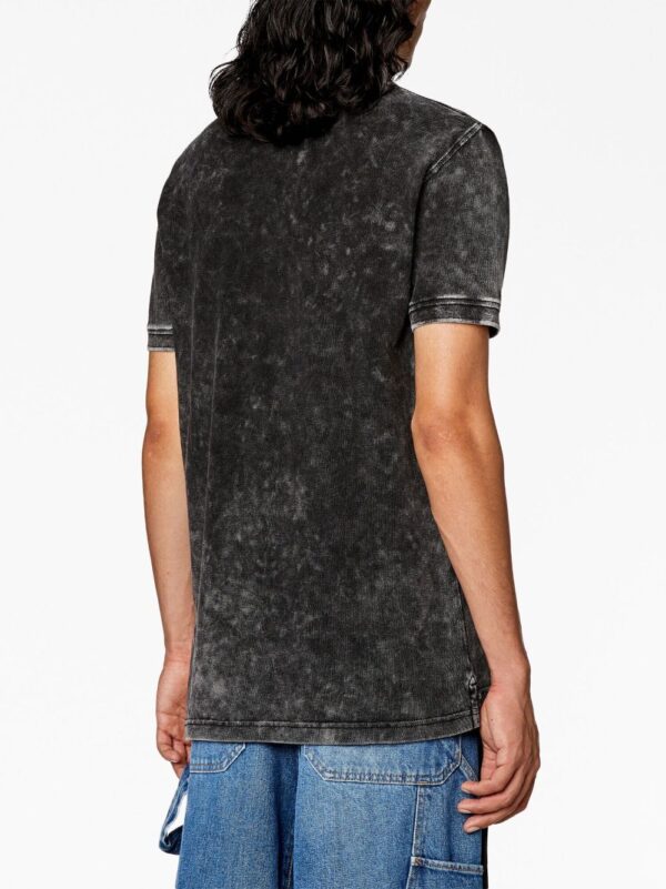 Diesel T-Smith-Zip acid-washed polo shirt - Image 4