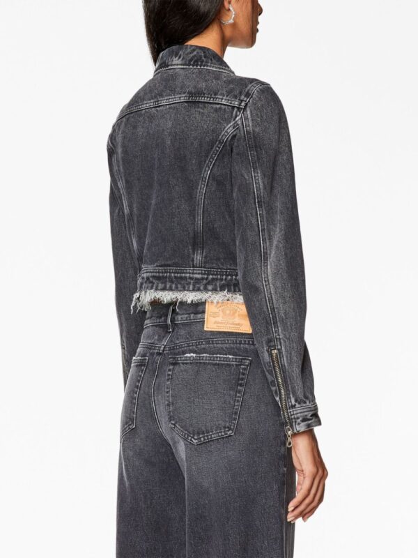 Diesel  De-Slimmy-Z-S cropped denim jacket - Image 4