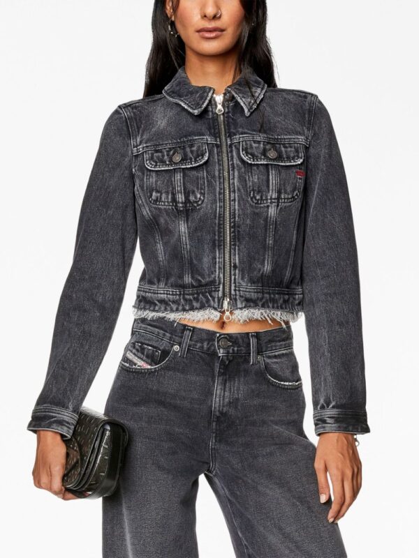 Diesel  De-Slimmy-Z-S cropped denim jacket - Image 3
